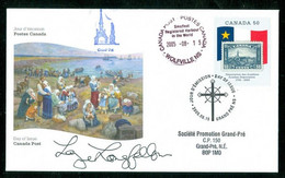 LONGFELLOW; Signature; ÉVANGÉLINE; ACADIE; Timbre Scott # 2119 Stamp; Premier Jour / First Day (9106) - Brieven En Documenten