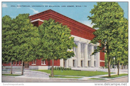 Michigan Ann Arbor Hill Auditorium University Of Michigan - Ann Arbor