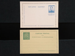 PORTOGALLO/BELGIO - 2 Biglietti Postali Nuovi + Spese Postali - Postwaardestukken