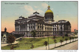 Indiana Indianapolis State Capitol Building 1913 - Indianapolis