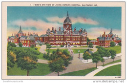 Maryland Baltimore Birds Eye View Of Johns Hopkins Hospital - Baltimore