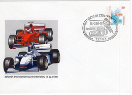 51614 - Bund - 1999 - 110Pfg SWK PGAUmschl "Berliner Briefmarkentage" BERLIN - ... RENNSPORT - Automovilismo