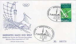 51630 - Bund - 1971 - 20Pfg. Olympiade '72 EF A SoUmschl MUENCHEN - RICHTFEST OLYMPIADACH - Estate 1972: Monaco