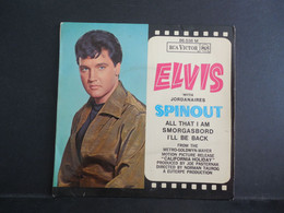 Disque Vinyle 45T Elvis Presley With Jordanaires " Spinout " - Collectors
