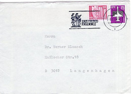 51642 - DDR - 1988 - 20Pfg Kl.Bauten MiF A Bf AUE - ERZGEBIRGS-ENSEMBLE -> Westdeutschland - Musique