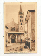 Cp, 05 , GUILLESTRE ,l'église Et Le Porche, Vierge, Ed. A. Hourlier - Guillestre