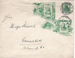 51660 - Deutsches Reich - 1907 - 5Pfg. Germania PGAUmschl "Koenigshaus Wuerttemberg" Innerh. V. CANNSTATT - Covers & Documents