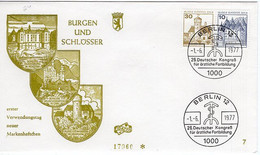 51664 - Berlin - 1977 - 30+10Pfg Zdr B&S A SoUmschl BERLIN - 26.DEUTSCHER KONGRESS FUER AERZTLICHE FORTBILDUNG - Medizin