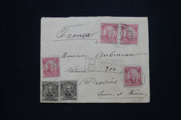 BRÉSIL - Enveloppe  En Recommandé Pour La France - L 118788 - Storia Postale