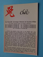 CHAT > Astrologie CHINOISE De Suzanne White ( Edit. GENDRE ) Anno 19?? ( Zie / Voir Photo ) ! - Astronomie