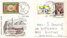 ARGENTINA - SPECIAL COVER BASE AEREA VICECOMODORO MARAMBIO 1983 / ZO259 - Storia Postale