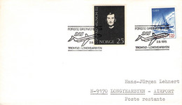 NORWAY - FIRST FLIGHT SAS TROMSO > LONGYEARBEN 1975 / ZO267 - Lettres & Documents