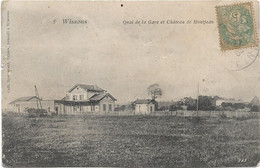 91  Wissous  - Quai De La Gare Et Chateau  De Montjean - Altri Comuni