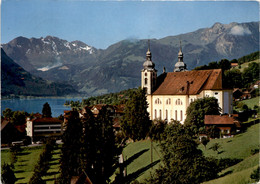 Sarnen / Zentralschweiz - Pfarrkirche (214) * 17. 9. 1966 - Sarnen