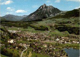 Sarnen Mit Sarnersee Und Stanserhorn (671) * 27. 5. 1987 - Sarnen