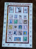 Egypt , Nice Egyptian Stamps Sheet. Dolab - Blokken & Velletjes