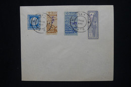 ISRAËL - Affranchissement Surchargés Sur Enveloppe - L 118826 - Cartas
