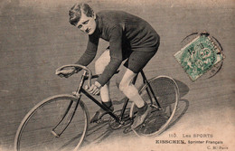 Cyclisme - Albert Eisschen (ou Eischen) Sprinter Français, Coureur Cycliste Professionnel (Luxembourg) Carte N° 110 - Radsport