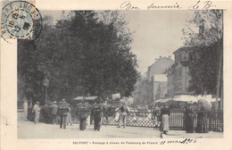 90-BELFORT- PASSAGE A NIVEAU DU FAUBOURG DE FRANCE - Belfort - Ville