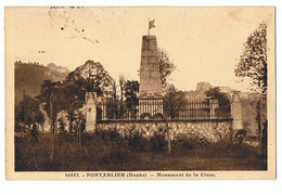 25 - PONTARLIER - Monument De La Cluse - 57 - Pontarlier