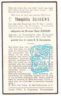 DP Theophilis Beirens ° Wommelgem 1898 † 1942 X Maria Sledsens - Imágenes Religiosas