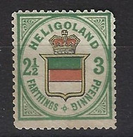 Heligoland 16 (*) Sin Goma. 1876 - Heligoland