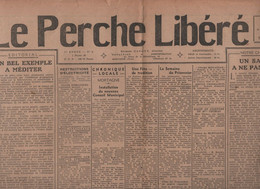 LE PERCHE LIBERE 16 12 1944 MORTAGNE - GEORGES CLAUDE - POMPIERS STE BARBE - ELECTRICITE - PRISONNIERS - COULIMER - IGE - General Issues