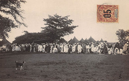 CARTE PHOTO   VILLAGE AFRICAIN - Guinée