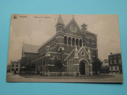 Nivelles - EGLISE Du St. Sépulcre ( Edit. L. Querton ) Anno 1913 ( Zie / Voir Scans) ! - Nivelles