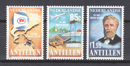 Netherlands Antilles 1987 NVPH 861-863 MNH AIRPLANE - Curacao, Netherlands Antilles, Aruba
