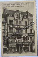 CPA Carte Postale Timbre Briefmarken Commerce Mode Geschäft Laden 1929 SAARLOUIS Allemagne Deutschland - Kreis Saarlouis
