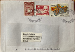 DENMARK 2003, ANTIQUE TELEPHONE TWO WHEELER ,KAREN BLIXEN COVER TO USA MIDTSALLANDS FDC ? - Covers & Documents