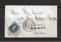 1899 HEIMAT ST.GALLEN → Briefumschlag RORSCHACH Nach GENUA / I       ►SBK-67D◄ - Storia Postale