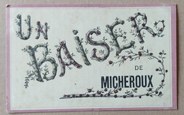 Un Baiser De Micheroux, 1910’s (carte Avec Perles En Relief)---VPF Déposé (écrite/written) - Altri