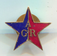 FOOTBALL / SOCCER / FUTBOL / CALCIO - OLD AGR FRANCE ENAMEL BUTTONHOLE PIN BADGE ABZEICHEN BEFORE WW2!!! - Football