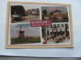 Nederland Holland Pays Bas Workum Prachtig Oud Stadje Met Gezellig Terras - Workum