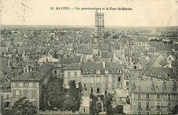 Mantes * Vue Panoramique Sur La Ville Et La Tour St Maclou - Mantes La Jolie