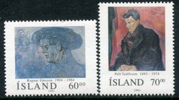 ICELAND 1991 Personalities MNH / **.  Michel 750-51 - Unused Stamps