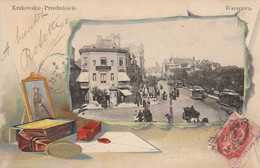 WARSZAWA KRAKOWSKIE PRZEDMIESCIE 1903 GAUFFREE RARE - Polonia
