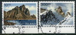ICELAND 1991 Landscapes Used.  Michel 740-41 - Usati