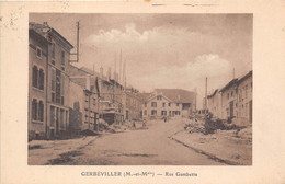 54-GERBEVILLER- RUE GAMBETTA - Gerbeviller