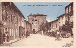 01-CHATILLON-SUR-CHALARONNE-PORTE DU VILLARS - Châtillon-sur-Chalaronne