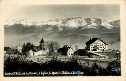 St Hilaire Du Touvet * L'église , La Gare , Le Chalet Et Les Alpes * Ligne Chemin De Fer - Saint-Hilaire-du-Touvet