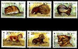 Kazakhstan, 1993, Animals, Fauna, MNH, Michel 31-36 - Kazajstán