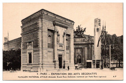 Paris - Exposition Des Arts Décoratifs - Pavillon National D'Italie - Ausstellungen