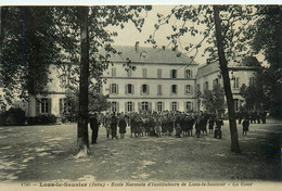Lons Le Saunier * école Normale D'instituteurs De La Ville * La Cour * Groupe D'élèves - Lons Le Saunier