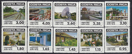 COSTA RICA NATIONAL PROGRESS Sc C862-C871 MNH 1982 - Costa Rica