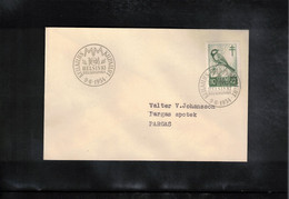 Finland 1954 Bowling Tournament Interesting Cover - Petanca