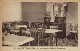 Porcheville - Hôtel Des Marronniers - Salle De Restaurant - Porcheville