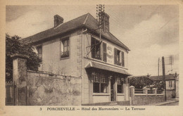 Porcheville - Hôtel Des Marronniers - La Terrasse - Porcheville